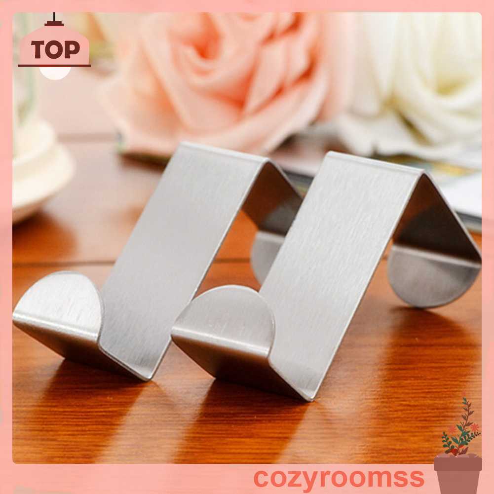 Set 2 Móc Treo Đồ Bằng Thép Không Gỉ Đa Năng