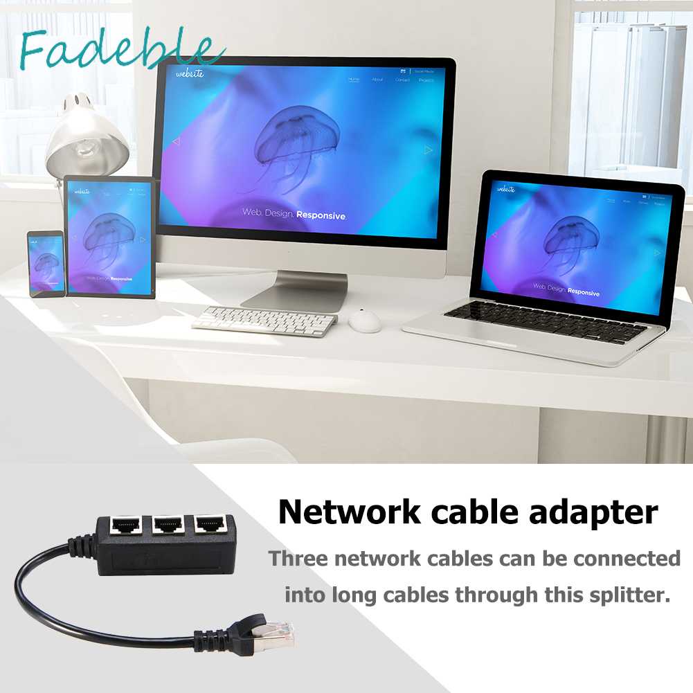 Bộ Chia / KếT NốI MạNg LAN RJ45, 1 ĐầU CắM Sang 3