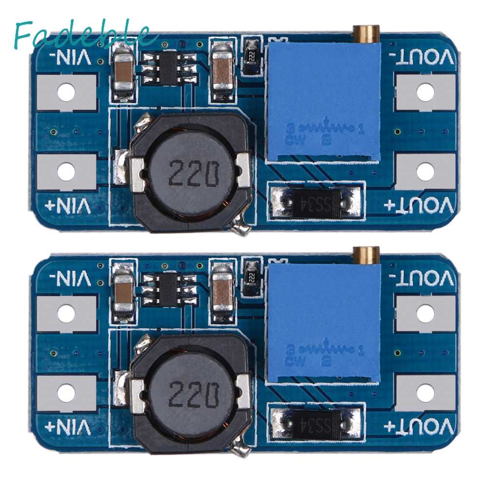 2 Mô Đun Tăng Áp MT3608 2A DC-DC Cho Arduino