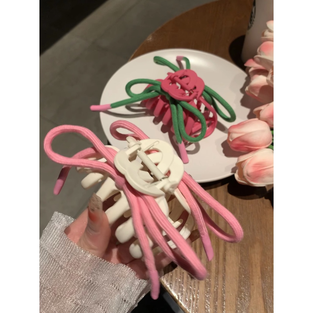 Kẹp Tóc Hình Nơ Lớn Phong Cách Mới Cho Nữ