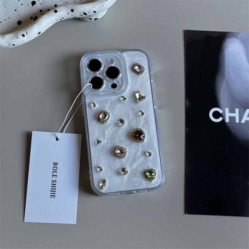 Ốp Điện Thoại Họa Tiết Vân Kim Cương Tráng Gương Sang Trọng Chống Rơi Cho Iphone 14promax 13 11 14pro 13pro 14