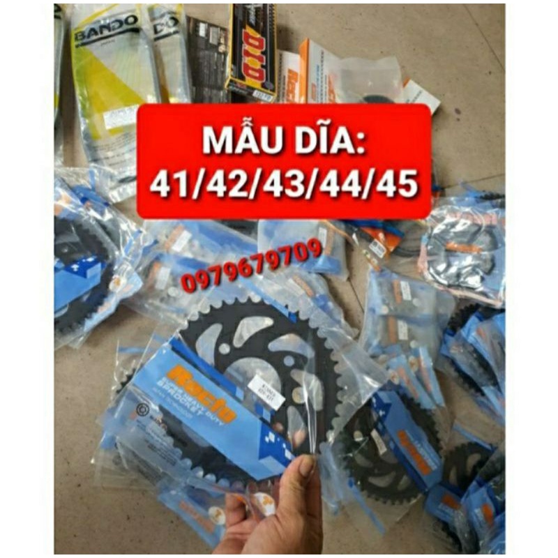 NHÔNG SÊN DĨA WINNER V1/SONIC 150/CBR 150 VERZA DĨA 36,37,38,39,40,41,42,43,44,45,46 SÊN ĐEN DID JAPAN CHÍNH HÃNG>>>