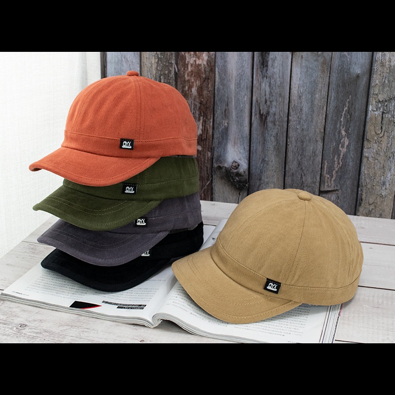 Mũ lưỡi trai B vành ngắn mềm mại phong cách hip hop thời trang cá tính