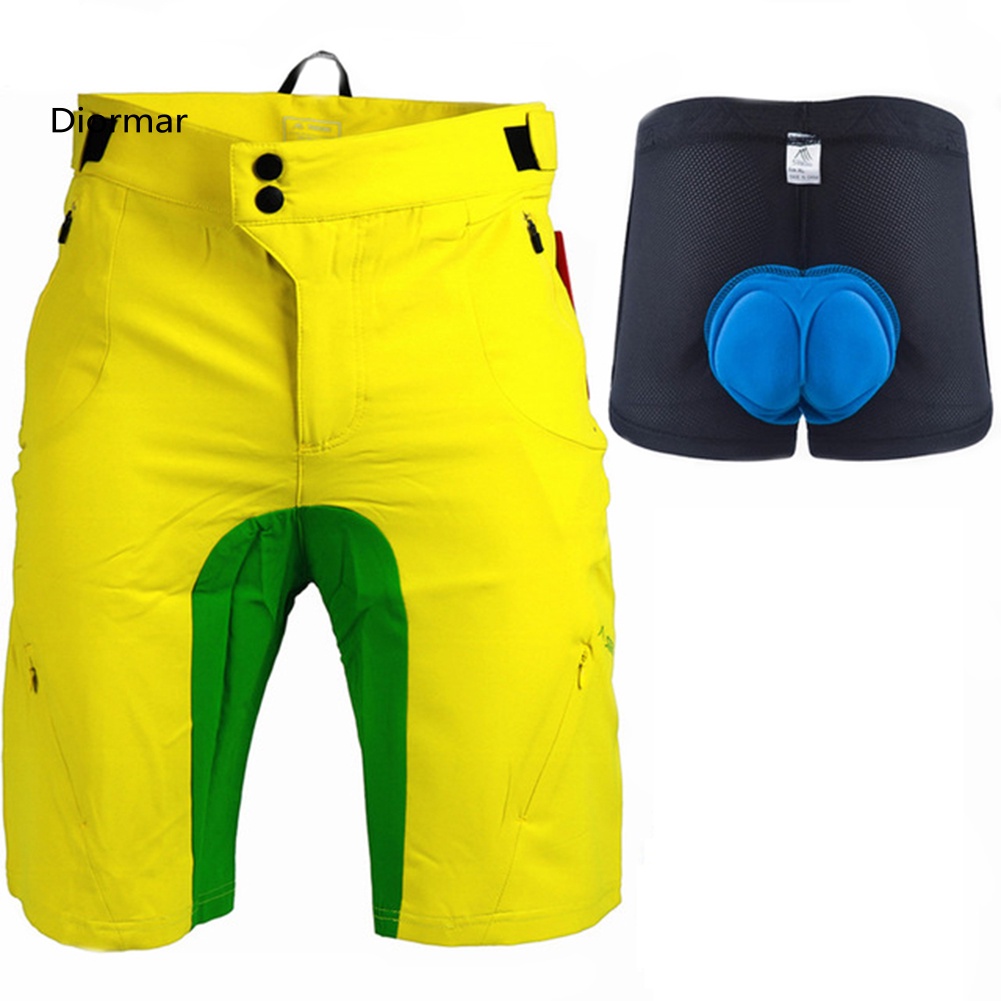 Quần Sooc Có Đệm Gel Thoáng Khí Thời Trang Mùa Hè Cho Nam Chạy Xe Đạp Leo Núi