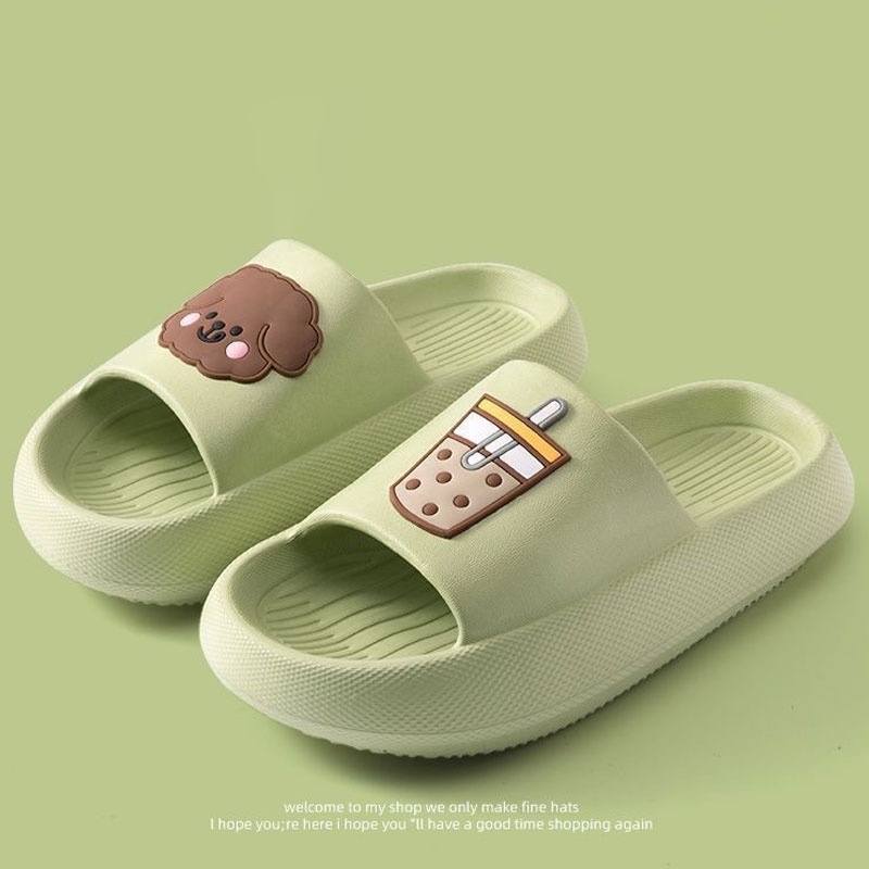 Dép Đi Trong Nhà Đế Dày 3cm Thiết Kế Đơn Giản Thời Trang Cho Nữ