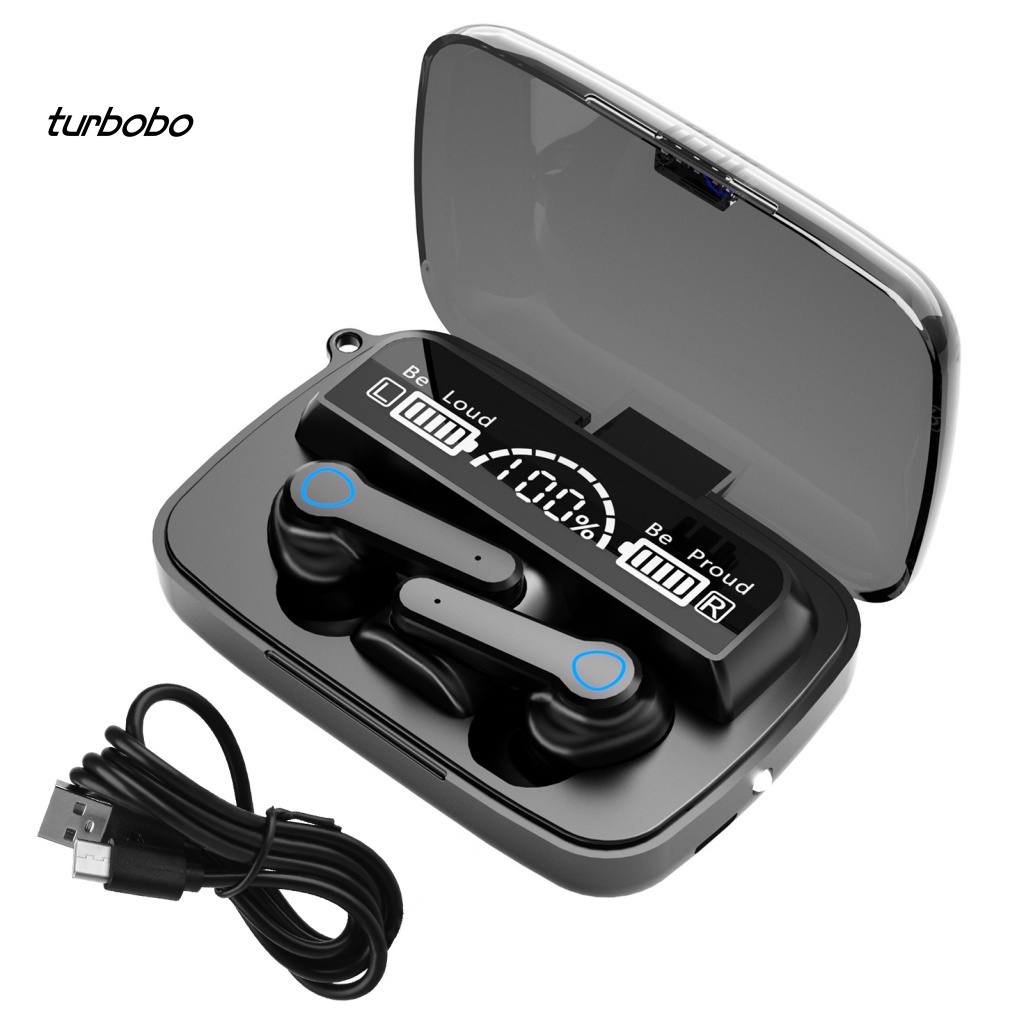 Tai Nghe Nhét Trong Không Dây Bluetooth 5.1 Điều Khiển Cảm Ứng Độ Trung Thực Cao M19 Có Đèn LED