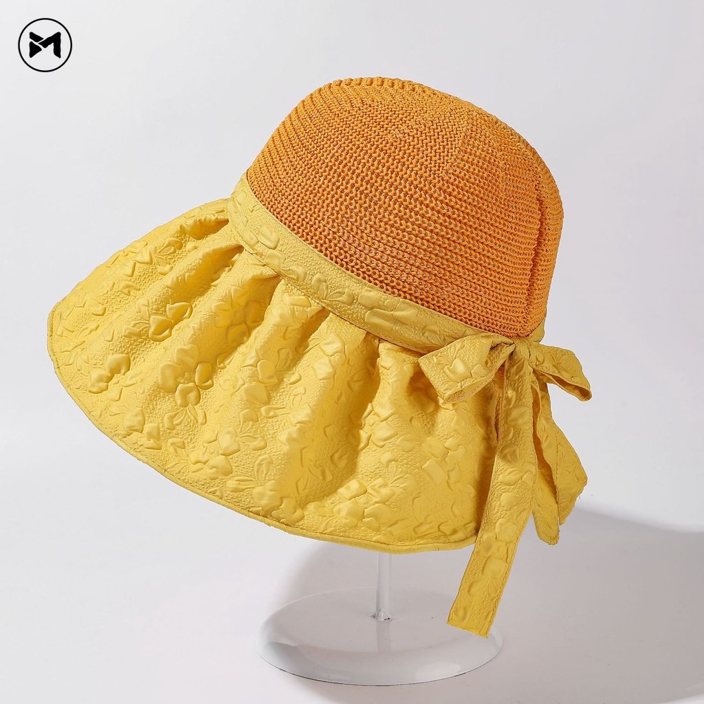 Nón Vành Rộng Thoáng Khí Dập Nổi Ba Chiều Phong Cách Hàn Quốc Hàng Mới 2023