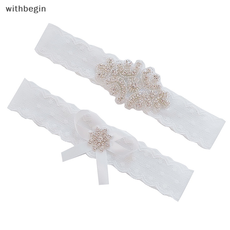 Set 2 Đai Nịt Bít Tất Ren Đính Nơ Quyến Rũ Cho Nữ