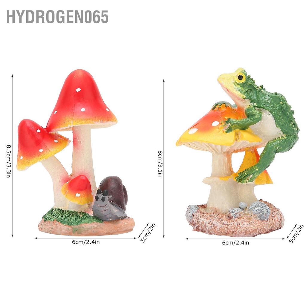 Hydrogen065 Đồ trang trí động vật Làm vườn Động Nấm nhỏ Phong cảnh vi mô DIY đồ cây