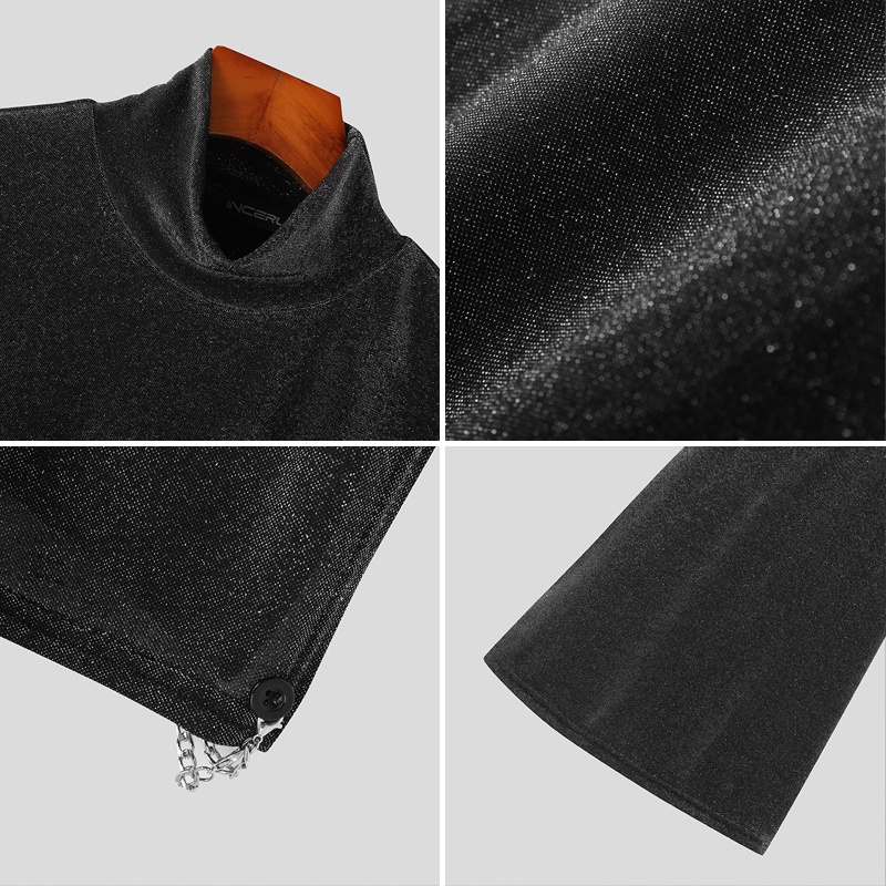 INCERUN Bộ Áo Croptop + Quần Ống Loe Xinh Xắn Dành Cho Nữ