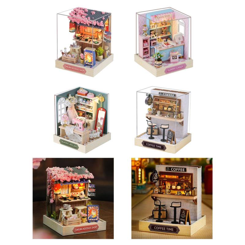 [Fenteer1] Bộ Dụng Cụ Làm Mỳ Cho Nhà Búp Bê Hoa Anh Đào Mini