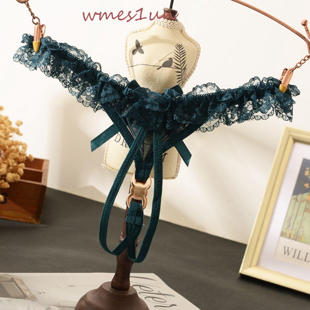 Quần Lót Ren Không Đường May WMES15H Lưng Thấp Màu Trơn Thời Trang Cho Nữ