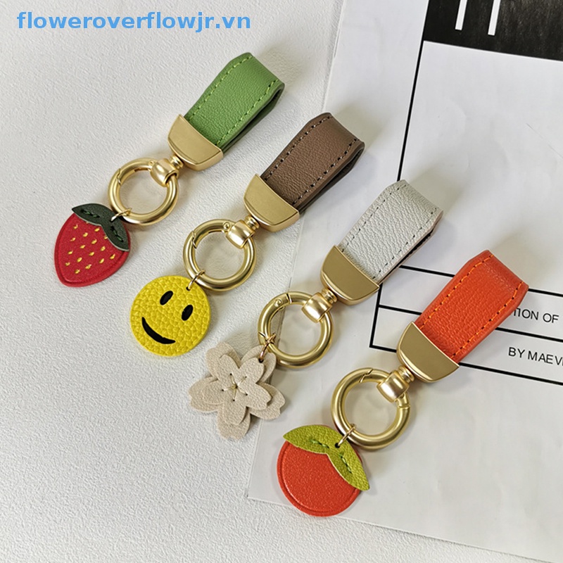 Fjr Móc Khóa Da Cừu Thật Phong Cách Pháp Tinh Tế Cho Nữ