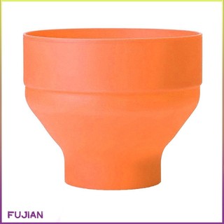 Microwave Foldable Popcorn Bucket Silicone Bowl Creative High Temperature Resistant Large Covered