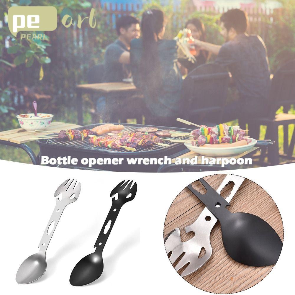 .Bộ Muỗng Nĩa Đa Chức Năng Dùng Khi Đi Cắm Trại Tiện Dụng