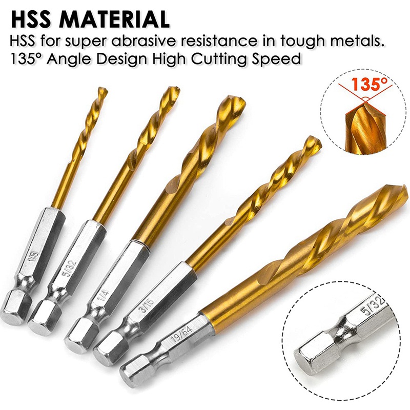 Bộ 11 Mũi Khoan Tháo Gỡ Ốc Vít Gãy