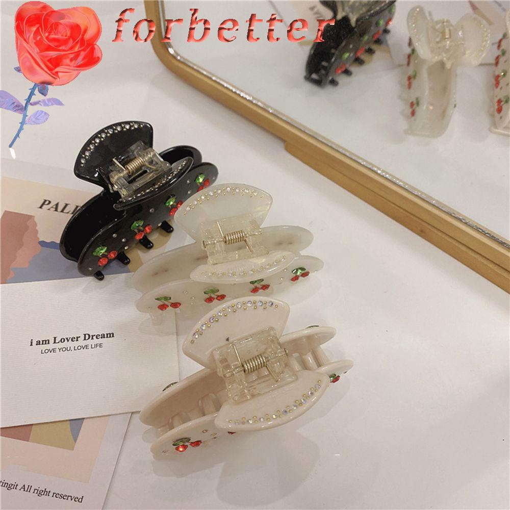 Kẹp Tóc Hình Quả Cherry Lấp Lánh Ngọt Ngào|Màu Cà Phê Anh Đào.Phụ Kiện Trang Trí Tóc Nhiều Màu Sắc Xinh Xắn