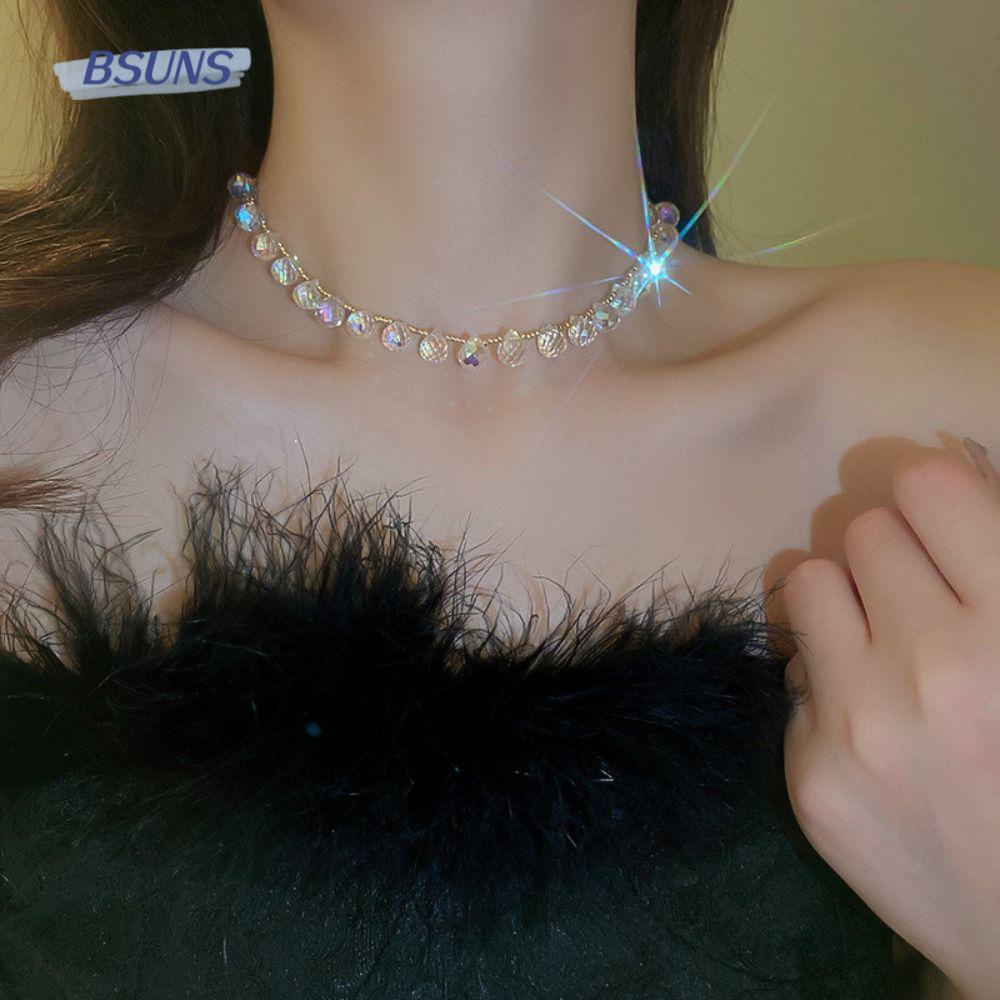 Vòng cổ Mặt Đá Lấp Lánh Thời Trang