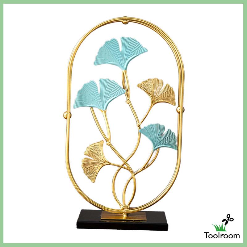 Mô Hình Chiếc Lá Bằng Kim Loại Dùng Trang Trí Bàn Cà Phê / Nhà Hàng