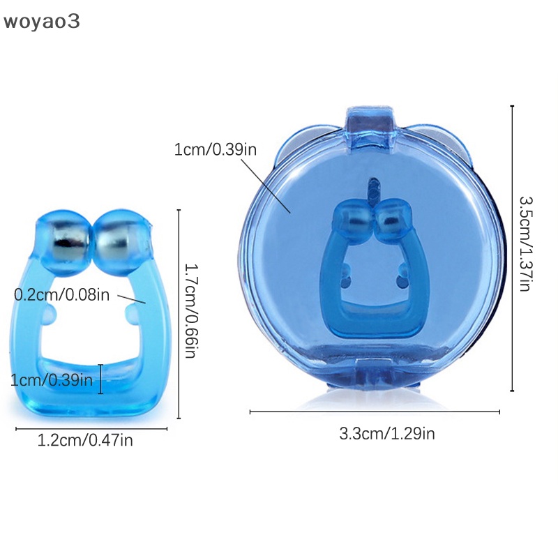 1 / 2 / 4 / 6 Kẹp Mũi Chống Ngáy Chất Liệu Silicone Từ Tính Tiện Dụng woyao3