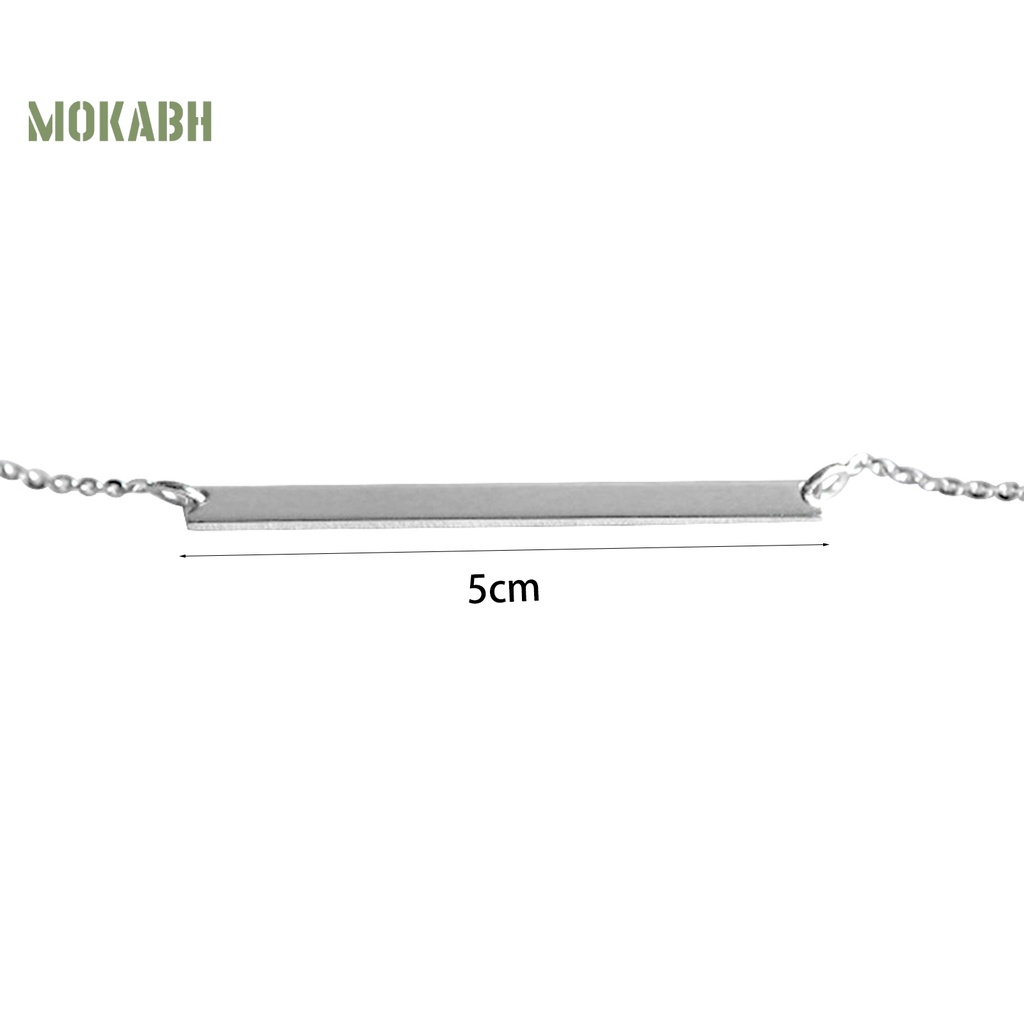 Vòng Tay Hợp Kim Mỏng Không Phai Hình Thanh Hợp Kim Đơn Giản Cho Nữ