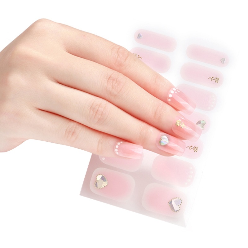 Sa Miếng Dán Trang Trí Móng Tay Hình Bướm Màu Đồng