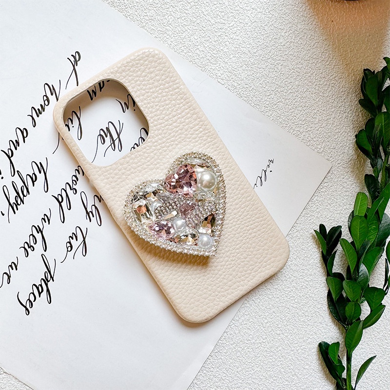 Giá Đỡ Điện Thoại Màu Bạc Hình Trái Tim 3d