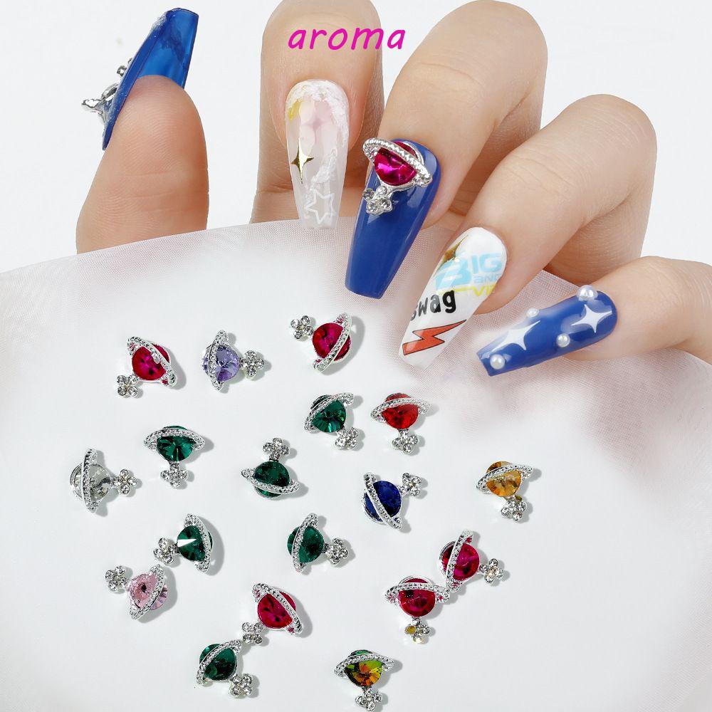 Nước Hoa Trang Trí Móng Tay Nghệ Thuật|Bông Tai Hợp Kim Lấp Lánh Sang Trọng|Phụ Kiện Trang Trí Móng Tay DIY Xinh Xắn