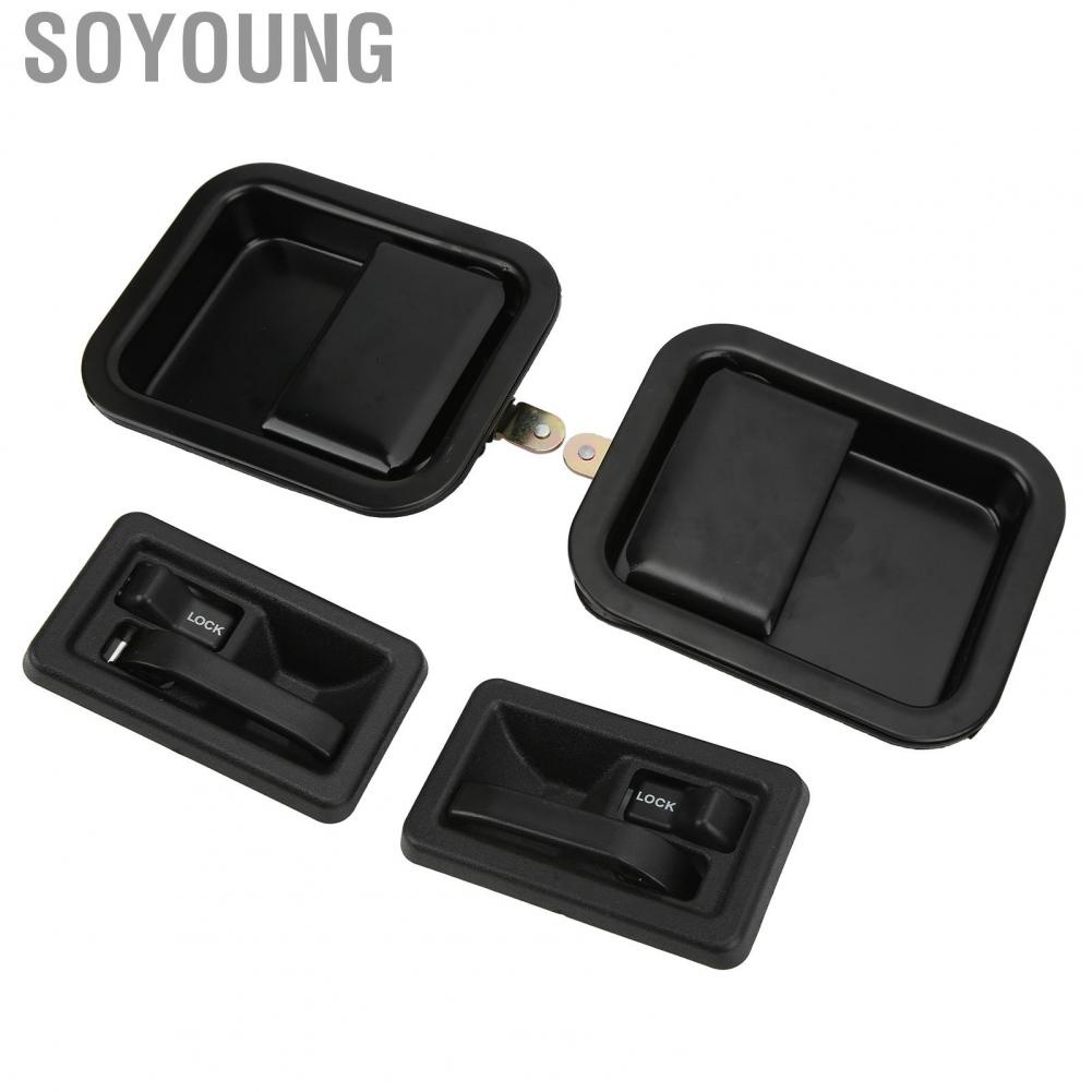 Soyoung Exterior Interior Door Handles CH1352106 Black  Fading  Aluminum Alloy for Car