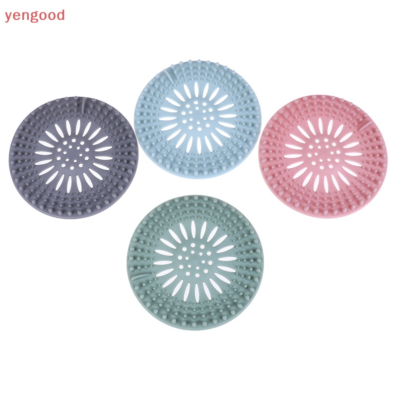 Miếng Chặn Tóc Bằng Silicone Tiện Dụng Cho Bồn Rửa