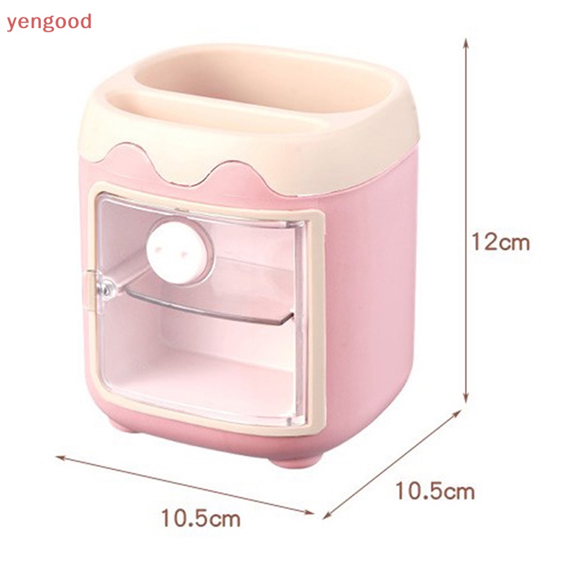 Hộp Đựng Bút / Cọ Trang Điểm Cỡ Lớn Hình Chú Heo Đáng Yêu Tiện Dụng Cho Văn Phòng / Trường Học