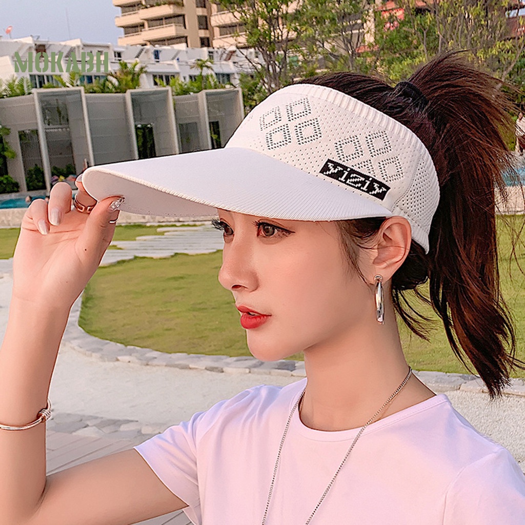 Mũ Lưỡi Trai Hở Chóp Chống Tia UV Có Thể Điều Chỉnh Thoáng Khí Thời Trang Mùa Hè Cho Nam Và Nữ