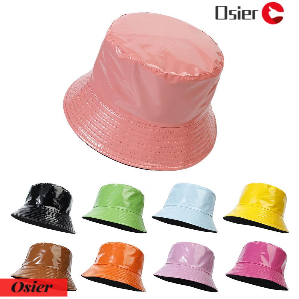 Mũ Bucket Chất Liệu Da PU Và Cotton Chống Nắng 1 Cho Nam Nữ