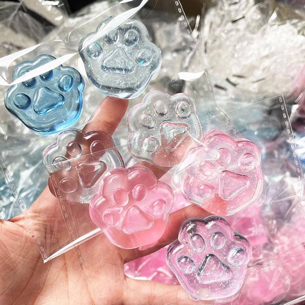 Đồ Chơi Khối Lập Phương Mini Trong Suốt Giảm Căng Thẳng Cho Mèo