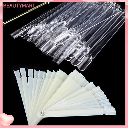 Set 50 Móng Tay Giả Có Thể Gấp Gọn Dùng Luyện Tập Trang Trí Nghệ Thuật