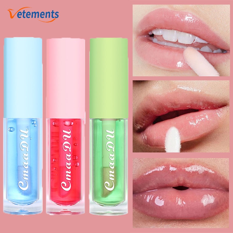 Son Bóng Dưỡng Ẩm Chống Khô Môi Lâu Trôi Không Thấm Nước Thay Đổi Màu Sắc Theo Nhiệt Độ