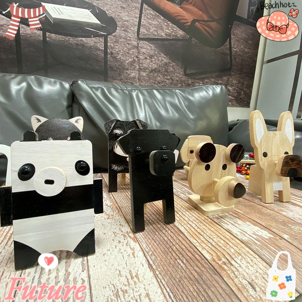 Giá Đỡ Trưng Bày Mắt Kính Hình Động Vật Bằng Gỗ Sáng Tạo