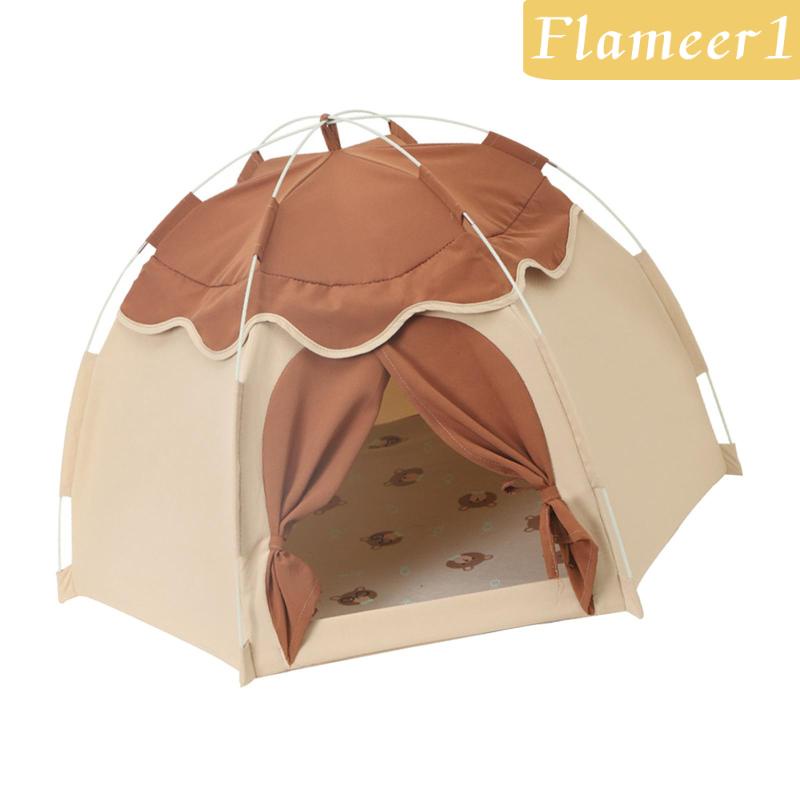 Lều Ngủ Bốn Mùa Thoáng Khí Thoải Mái Di Động Cho Thú Cưng Flameameer1