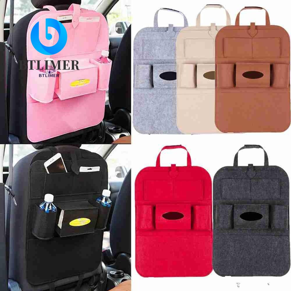 Btlimer Túi Đựng Đồ Đa Chức Năng Có Thể Giặt Được Nhiều Ngăn Bảo Vệ Phía Sau Xe Hơi