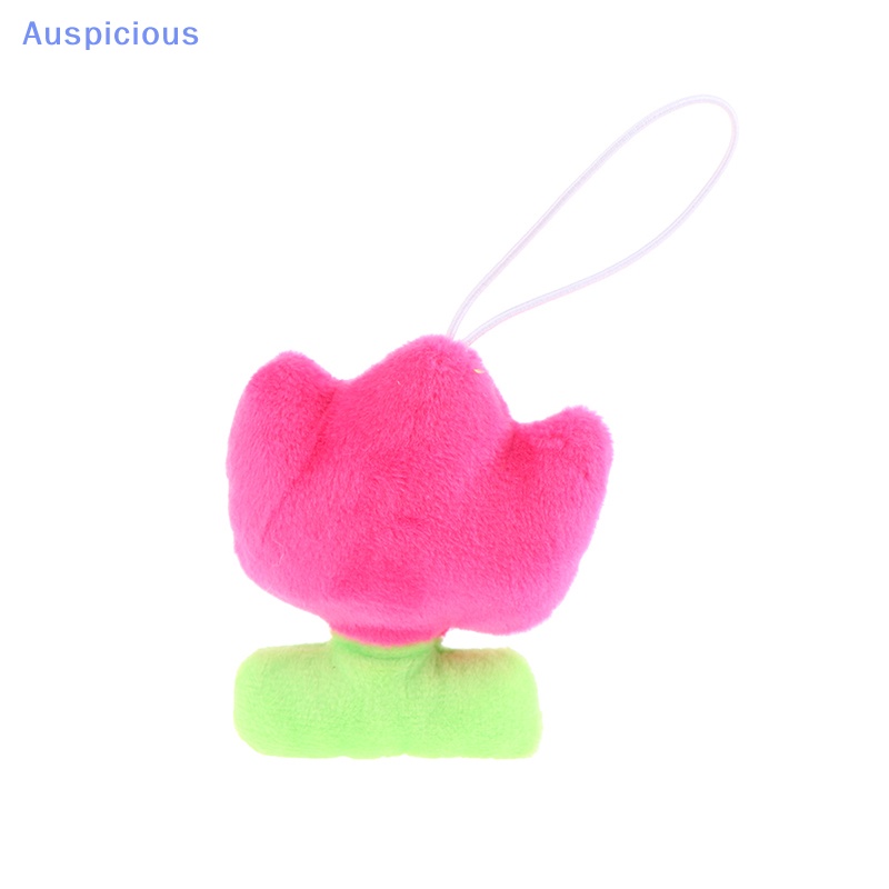 Búp Bê Nhồi Bông Hình Hoa Tulip 8cm Mềm Mại Treo Móc Khóa / Ba Lô / Túi Xách Trang Trí Xe Hơi