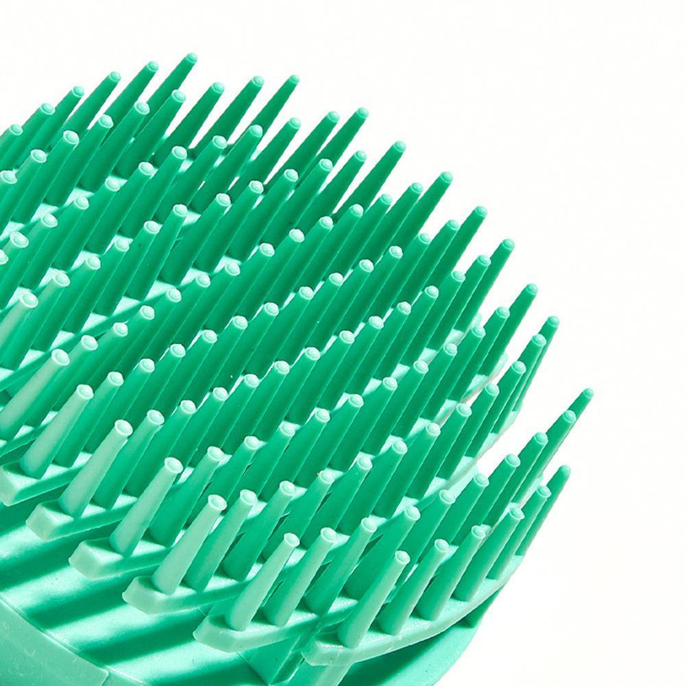 Bàn Chải Silicone Massage Da Đầu Khi Tắm Q0F1