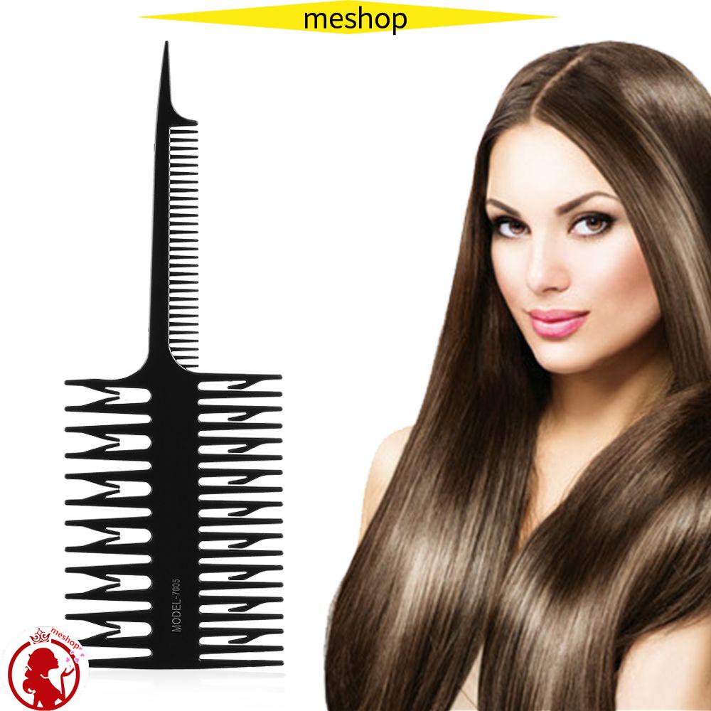 Lược Nhuộm Bắt Sáng Hình Xương Cá DIY Cho Nữ