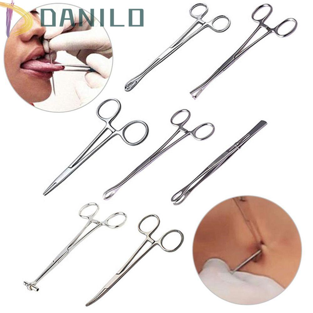 Danilo Dụng Cụ Xỏ Khuyên Tai / Mũi / Cơ Thể Hình Tam Giác Bằng Thép Không Gỉ