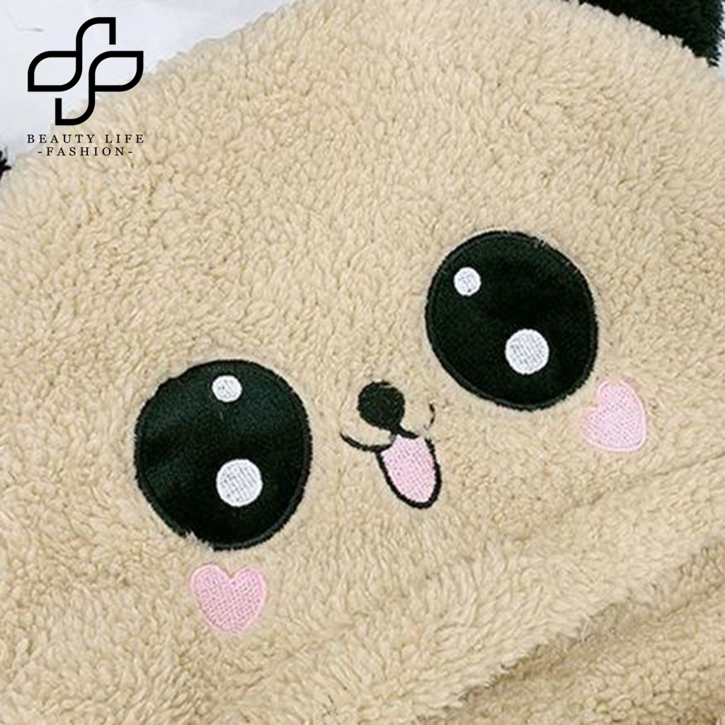 Nón Len Giữ Ấm Tai Gấu Dễ Thương Cho Bé