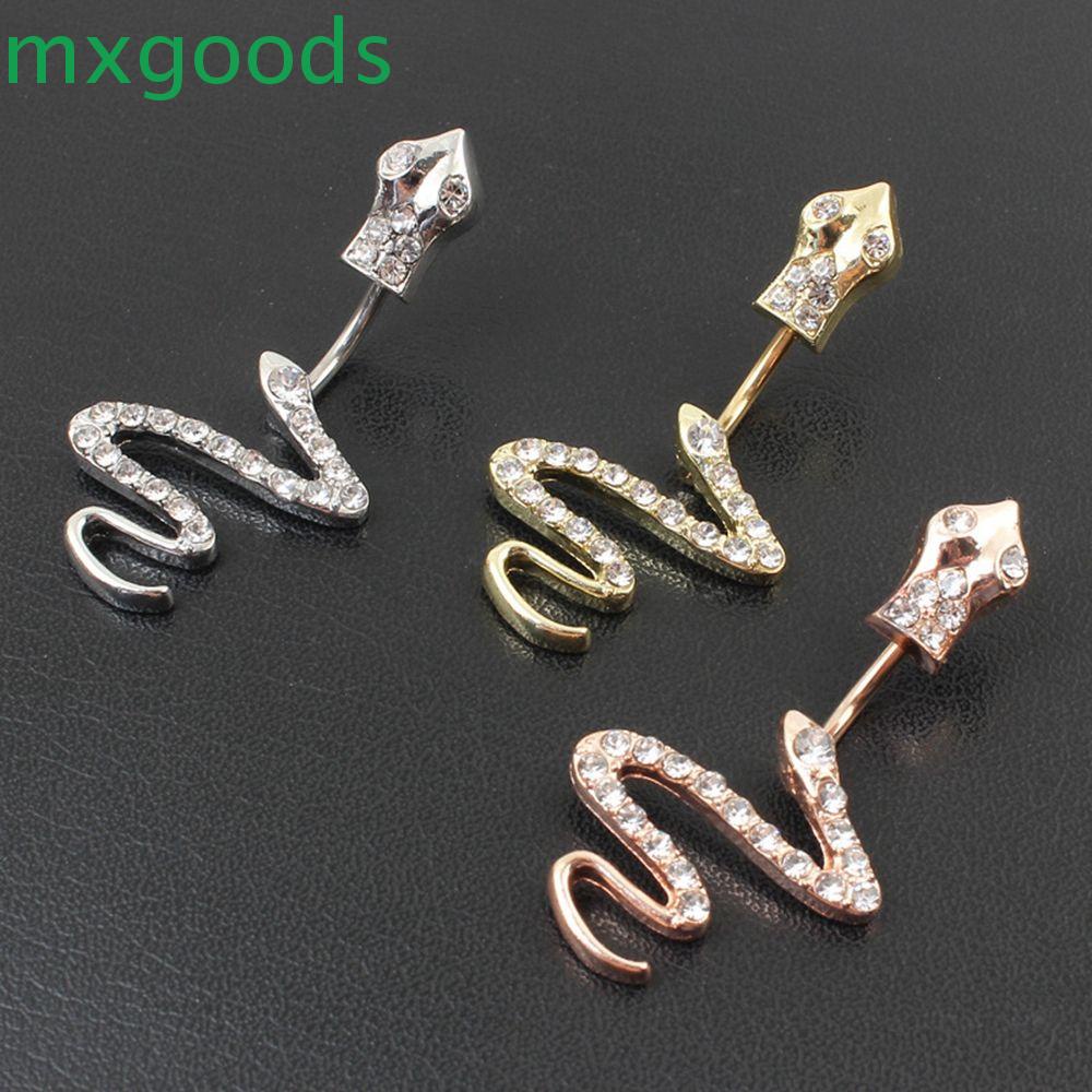 Khuyên Rốn Hình Rắn Bằng Thép Không Gỉ Gợi Cảm Cho Nữ MXGOODS
