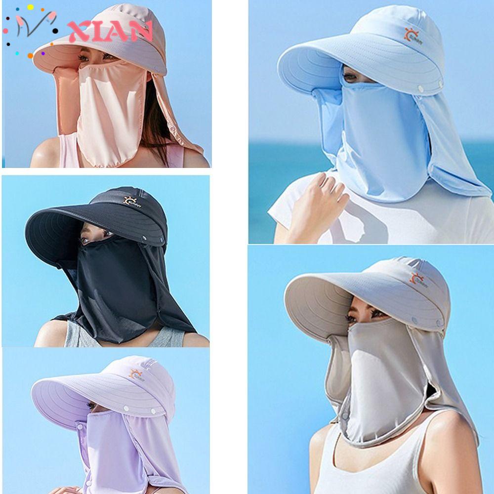 Xiantin Mũ Chống Nắng Mùa Hè Thoáng Khí Bảo Vệ Cổ Thời Trang Thoải Mái Hữu Ích
