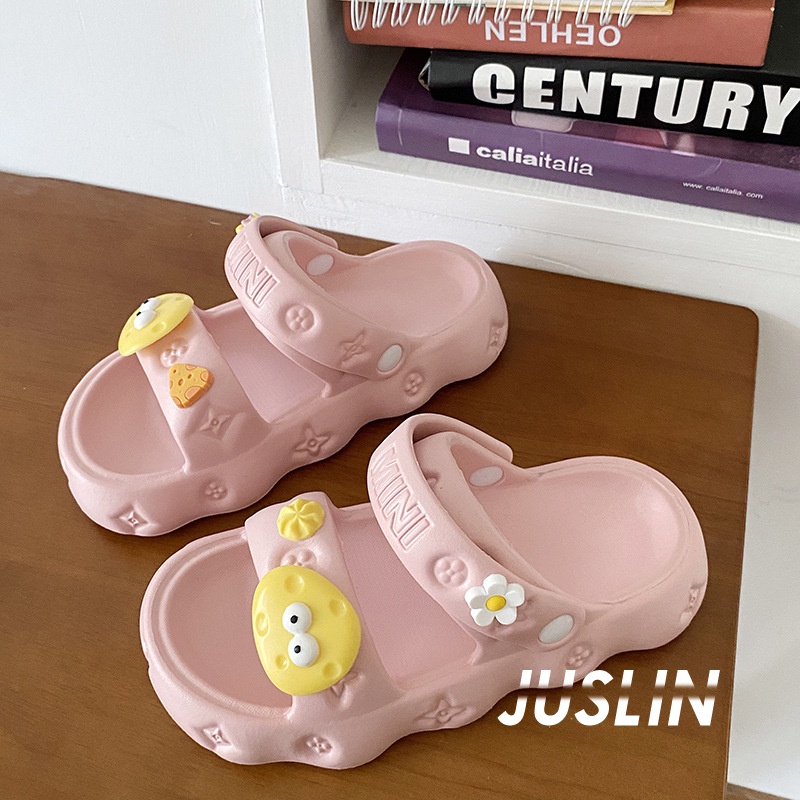 JUSLIN dép dép nữ dép bánh mì nữ dép bánh mì nữ 2023 NEW 060502