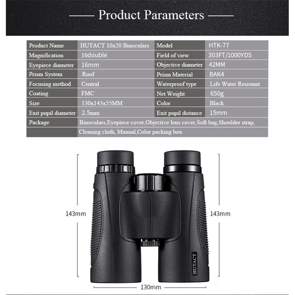Birdwatching Celestron Trailseeker - Mirror Bak-4 Prism 10X42 Large Objective Binoculars 16.5 [Q/14]