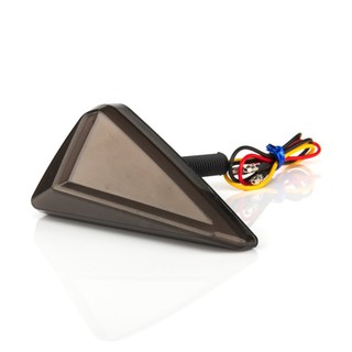 1 Pair Motorcycle Flush Mount Triangle Turn Signal Light LED Indicator Lamp