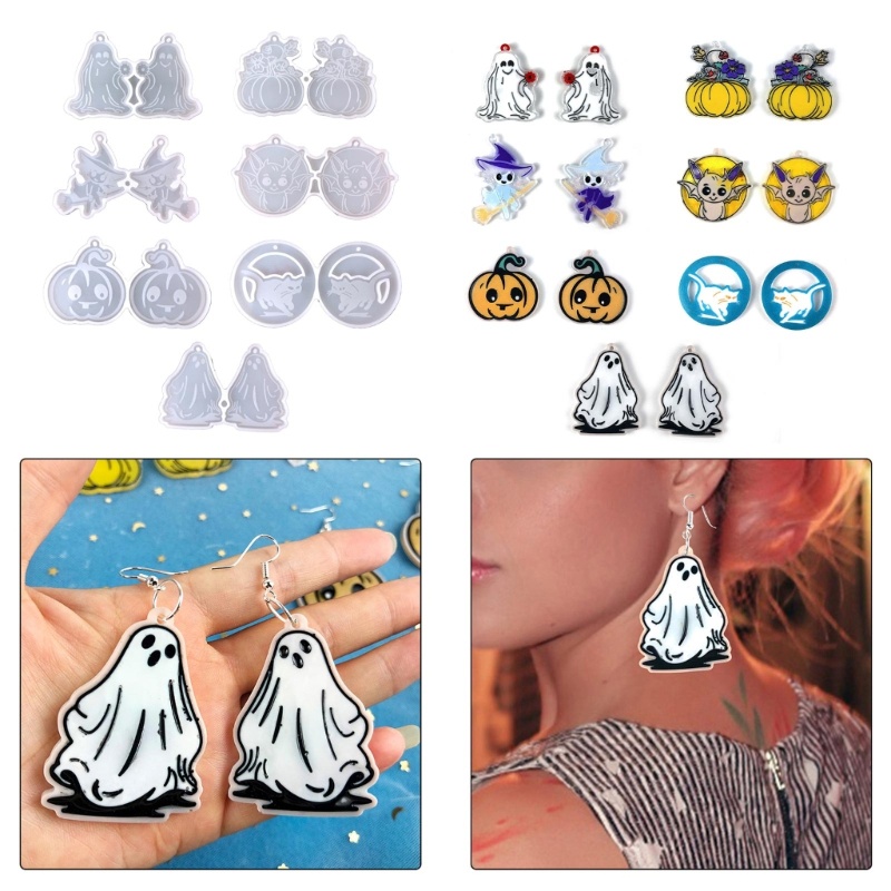 Set 7 Khuôn Silicone Làm Trang Sức Chuyên Dụng